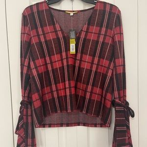 Gianni Binni Holly long sleeve top NWT / size M